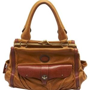 Vintage Authentic Leather & Suede Chloe' Satchel